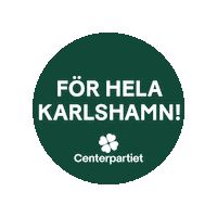 Karlshamn Sticker by Centerpartiet