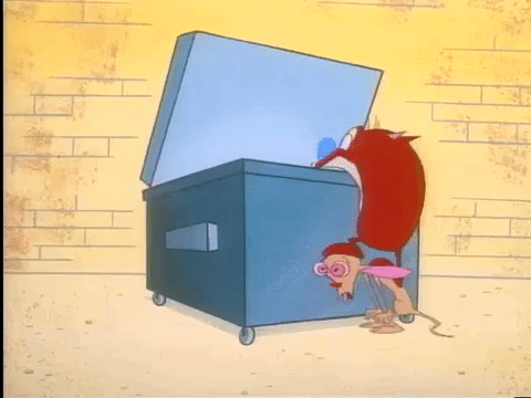 ren and stimpy nicksplat GIF