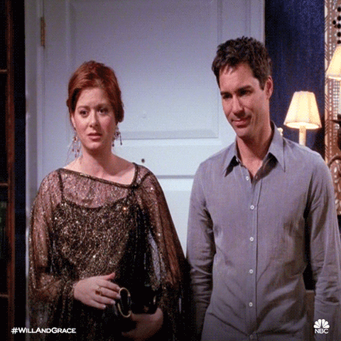 not me nbc GIF by Will & Grace