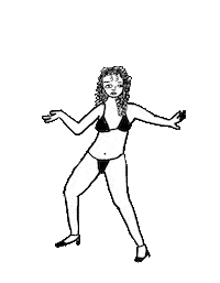High Heels Dancing Sticker by Wavy McSplash