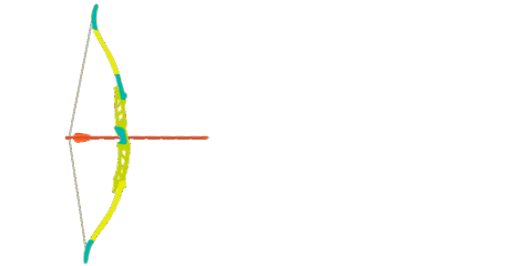 Bow And Arrow Sticker by BREC Parks