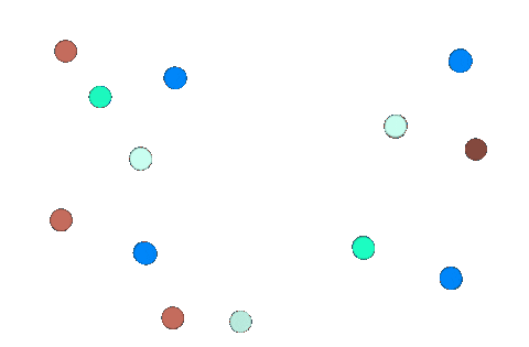 Damien Hirst Falling Sticker by Marcel Katz / The Art Plug