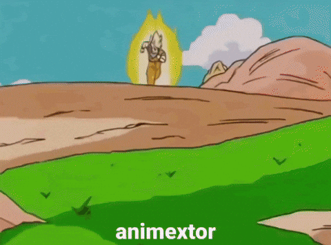 Super Saiyan Goku Vs Saitama GIF