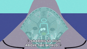 happy spaceship GIF by South Park 
