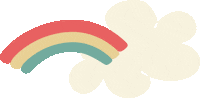 Rainbow Cloud Sticker