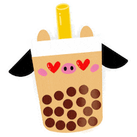 Cow Charlie Sticker by Ribblr