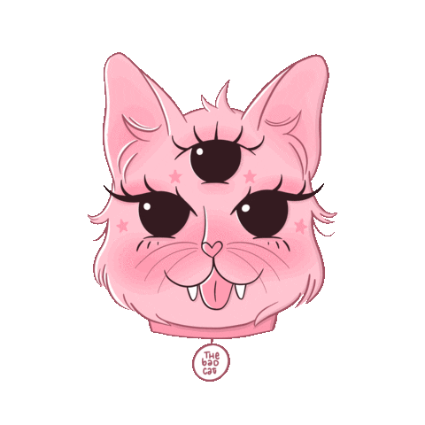 Cat Ilustraris Sticker