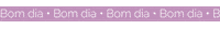 Bom Dia Letreiro Sticker