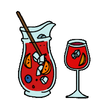 ClubZand food summer good cheers Sticker