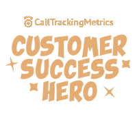 CallTrackingMetrics customer service customer support customer success call tracking Sticker