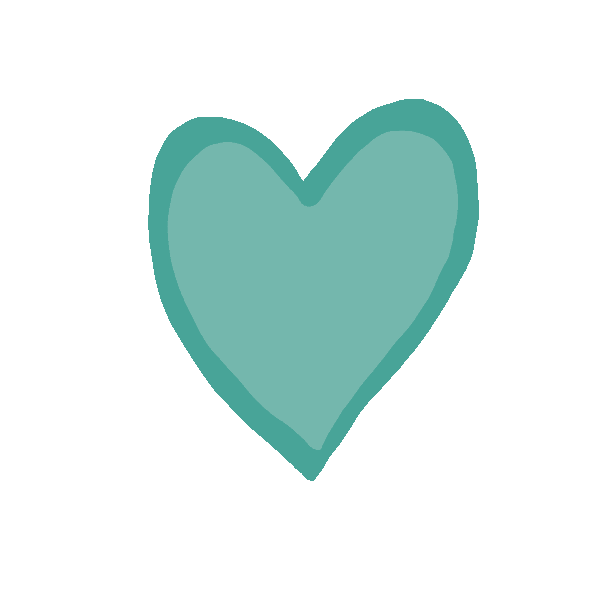 cajadetul heart corazon mint cajadetul Sticker
