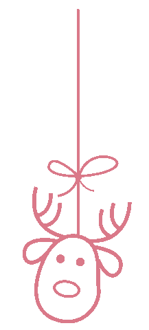 Christmas Deer Sticker