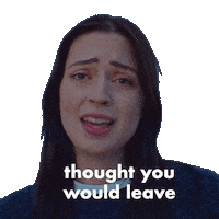 Sad Sticker Sticker by Lizzy McAlpine