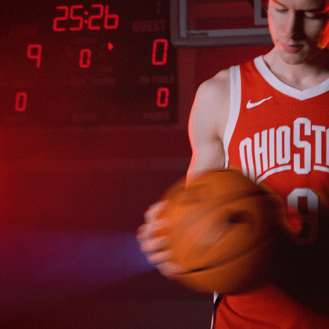Basketball Hype GIF by Ohio State Athletics