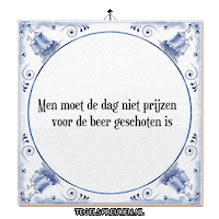Nl Spanning Sticker by Tegelspreuken.nl