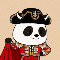 Matador Bear Fight GIF by Pandu Pandas