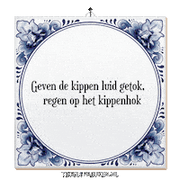 Humor Wijsheid Sticker by Tegelspreuken.nl