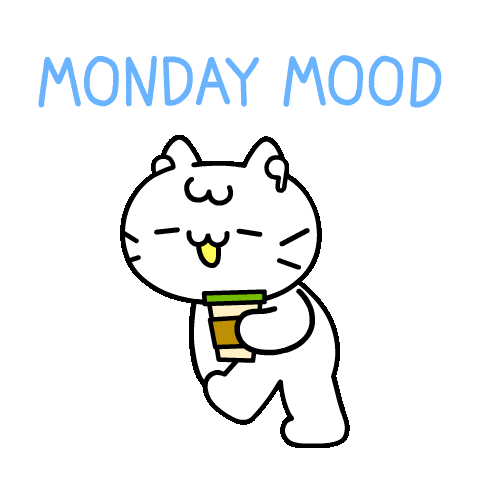 Working Coffee Time Sticker by Mikitti