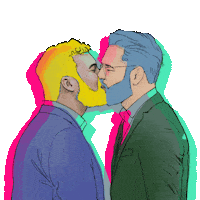 Gay Love Sticker by Deutsche Rentenversicherung Bund