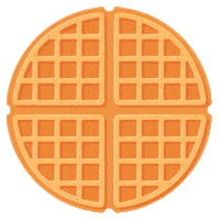 Waffles Sticker by Bodylab