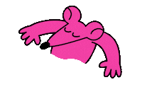 Relax Mouse Sticker by NOHARA