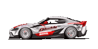 Toyota Supra Drifting Sticker