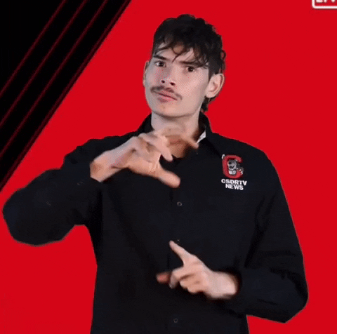 American Sign Language Wow GIF by CSDRMS