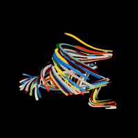 xponentialdesign loop colorful abstract paint GIF