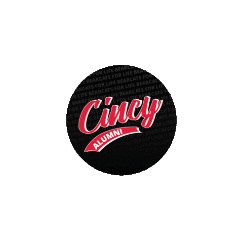 Cincinnati Bearcats Sticker by uofcincyalumni