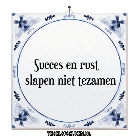 Humor Focus Sticker by Tegelspreuken.nl