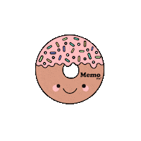 Donut Sticker by memofix