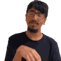 Hand Smiling Sticker