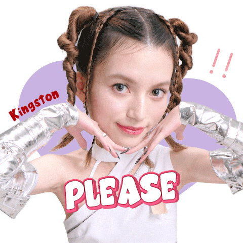 Look At Me Please Sticker by Kingston Technology