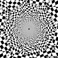 mesmerizing black and white GIF by Pi-Slices