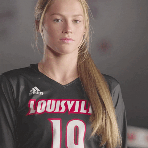 Point Volleyball GIF by Louisville Cardinals