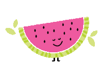happy summer fruit Sticker by Cultivate What matters