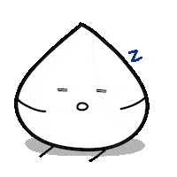zozoaltizer food kawaii tired sleep Sticker
