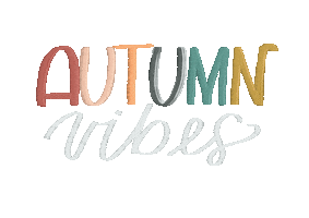 Fall Lettering Sticker