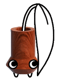 Scared Dont Look Sticker by SoupBoi