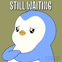 Sad Still Waiting GIF by Pudgy Penguins