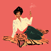 Eartha Kitt Illustration GIF by Jeromy Velasco