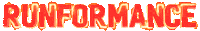 runformance fire run rfm runformance Sticker