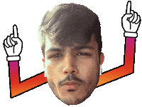 Rushabhshah Sticker by BORN ON INSTAGRAM