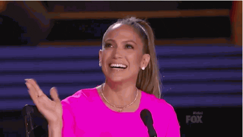 Happy Jennifer Lopez GIF by American Idol