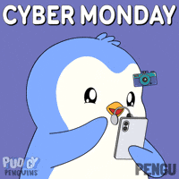 Add To Cart Black Friday GIF by Pudgy Penguins