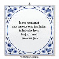 Humor Restaurant GIF by Tegelspreuken.nl