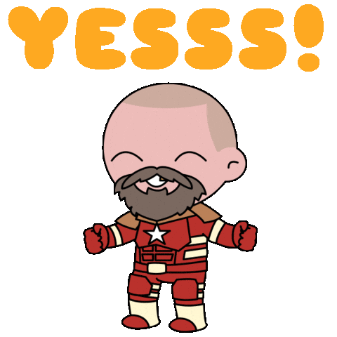 Cheering Yes Sticker by Marvel Studios