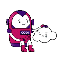 Robot Aww Sticker by IMDASG