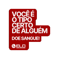 Doacao De Sangue Sticker by Elo Logística