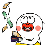 Money Cash Sticker by kwaesam